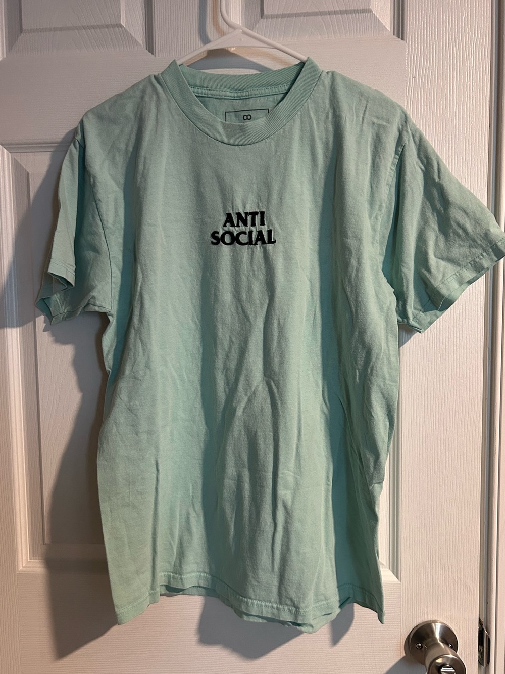 ‘Anti Social’ Pastel Green T-Shirt